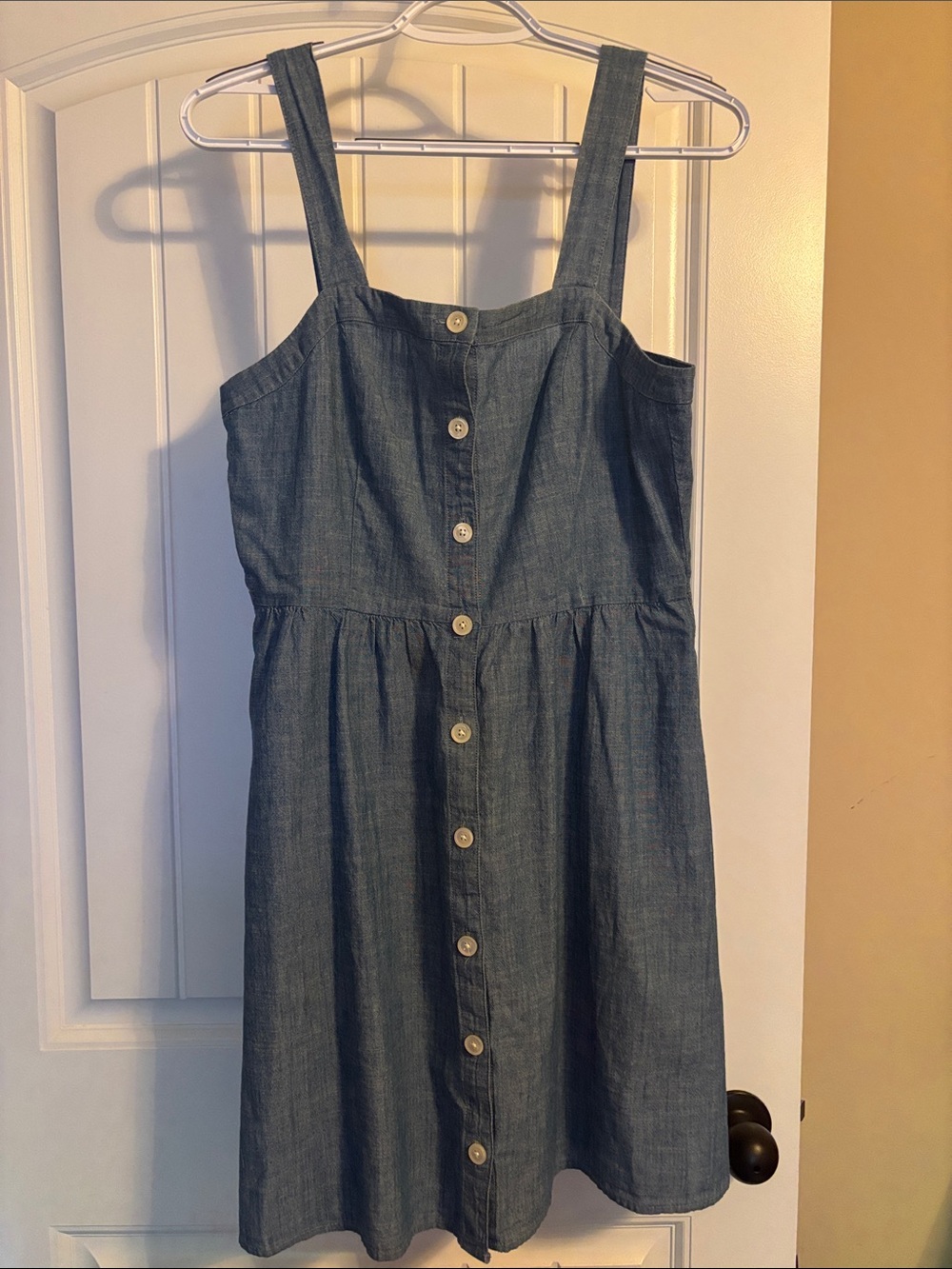 J. Crew Light Denim Chambray Dress